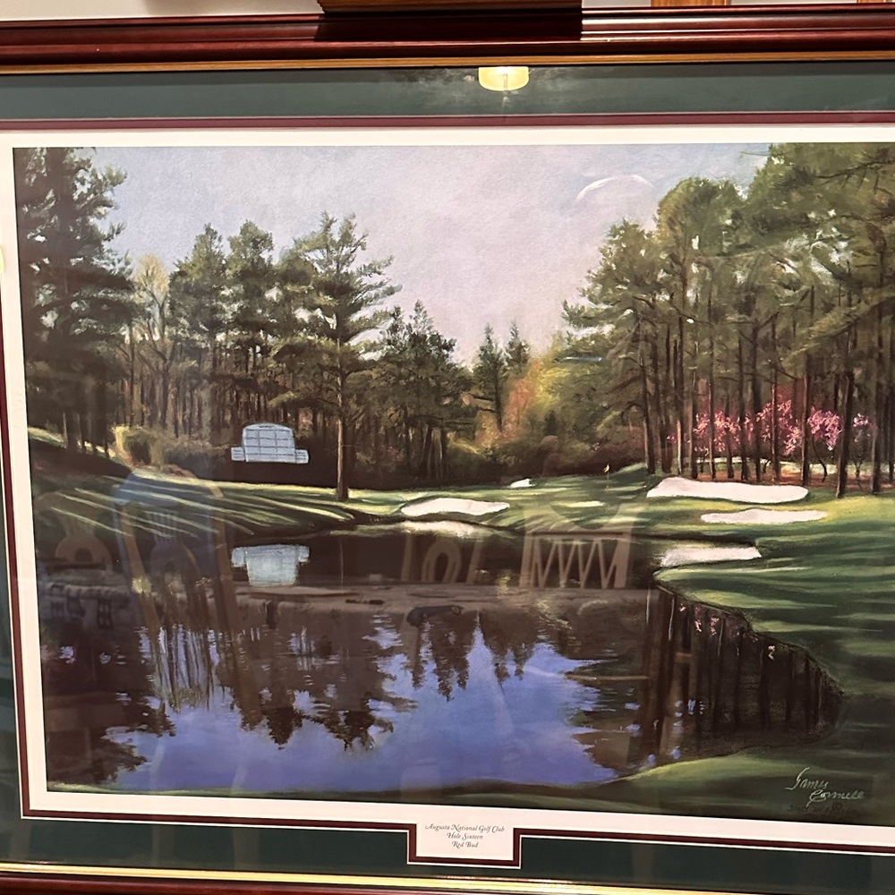 Augusta National Redbud hole 16 Print only
